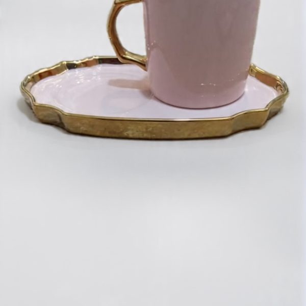 CUP SAUCER GOLDEN 6PC