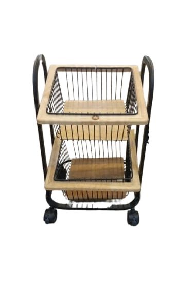 WOOD FRUIT BASKET 2 STEP