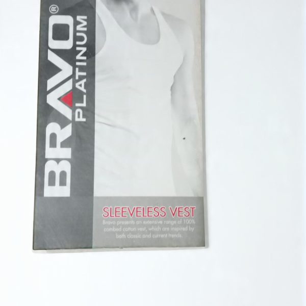 BRAVO PLATINUM SHORT SLEEVELESS VEST SMALL