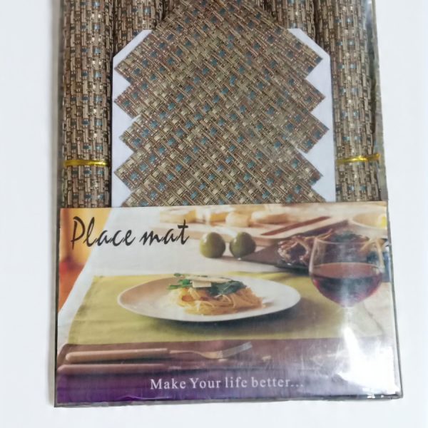 PLACE MAT+COASTER SET