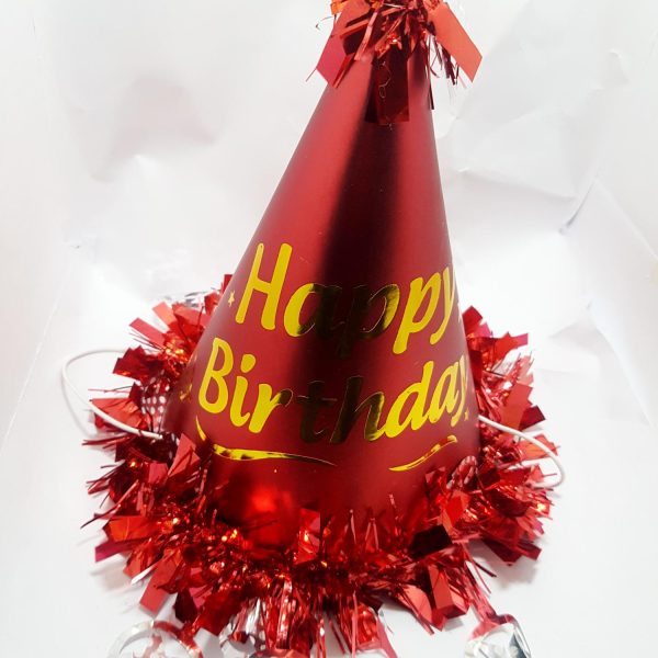 HAPPY BIRTHDAY CAPS STARS OR FOAM