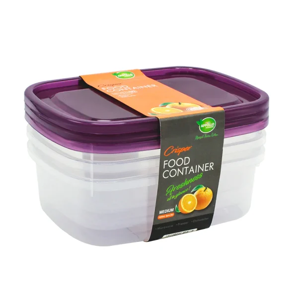 APPOLLO FOOD CONATINER SMALL 3PCS