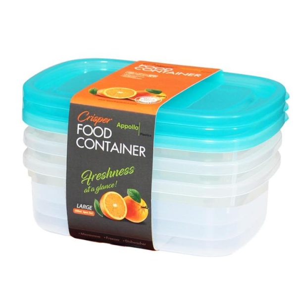 FOOD CONTAINER LARGE 3PCS