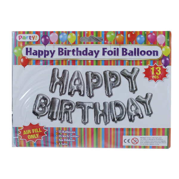 foil-balloons HAPPY BIRTHDAY BALOONS - Image 1