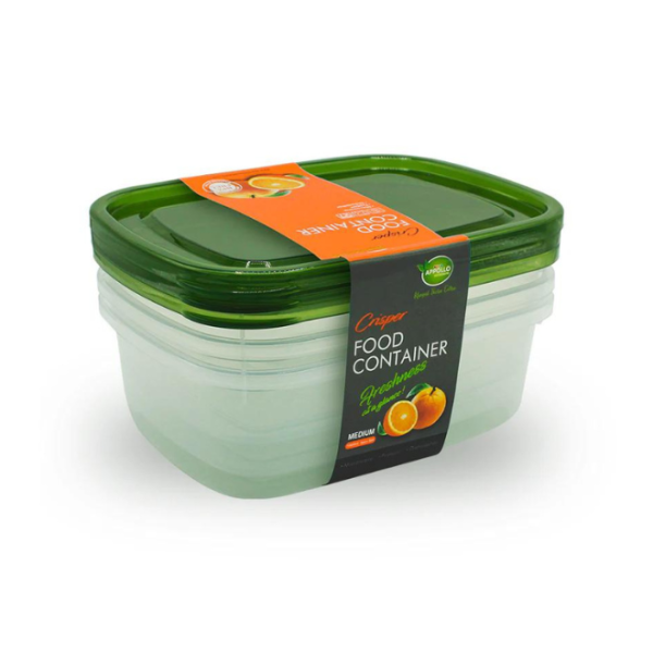 APPOLO CRISPER FOOD CONTAINER 3PCS  SET