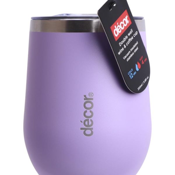 DECOR DOUBLE WALL COOL AND HOT COFFEE MUG