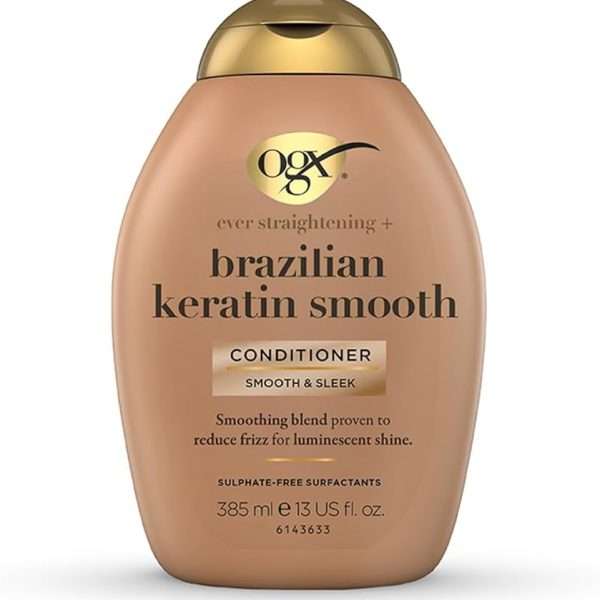 OGX CONDITIONER BRAZILIAN KERATIN SMOOTH 385ML