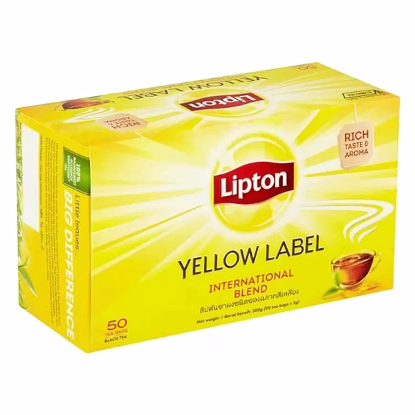 LIPTON YELLOW LABEL TEA BAG 50PC