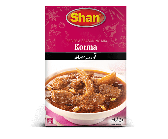 Korma-1 SHAN KORMA MASALA 50GM - Image 1