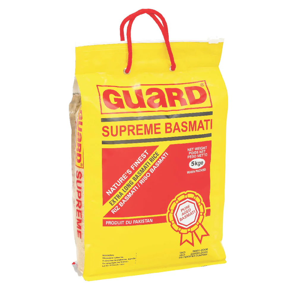 NewProject_2_679dad21-614f-431a-a6ec-29c278a8cd39 GUARD SUPREME BASMATI RICE 5 KG - Image 1
