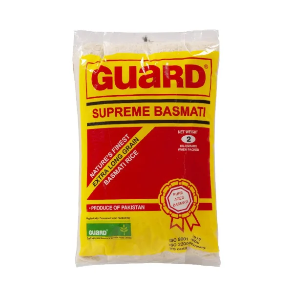GUARD SUPREME BASMATI RICE 2 KG