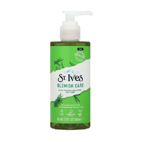 ST IVES FACE CLEANSER BLEMISH CARE TEA TREE 200GM