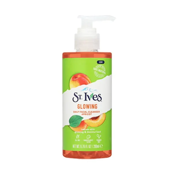 ST IVES FACE CLEANSER GLOWING APRICOAT 200GM