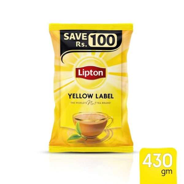 LIPTON YELLOW LABEL TEA 430GM POUCH